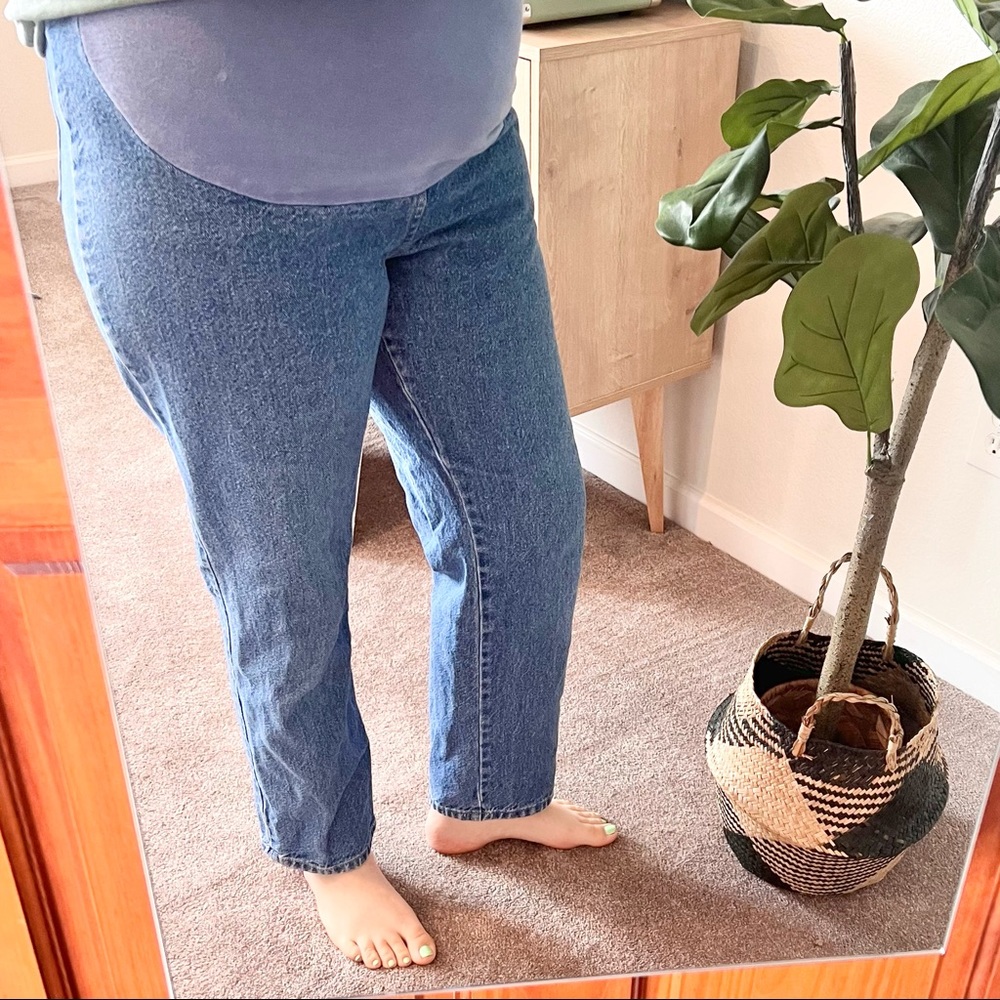 Vintage 90s Maternity Jeans 12